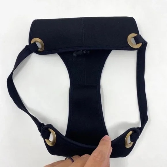 Nasty Gal Womens In Hot Water Scuba Bikini BOTTOM ONLY In Black Sz Small - Picture 7 of 13